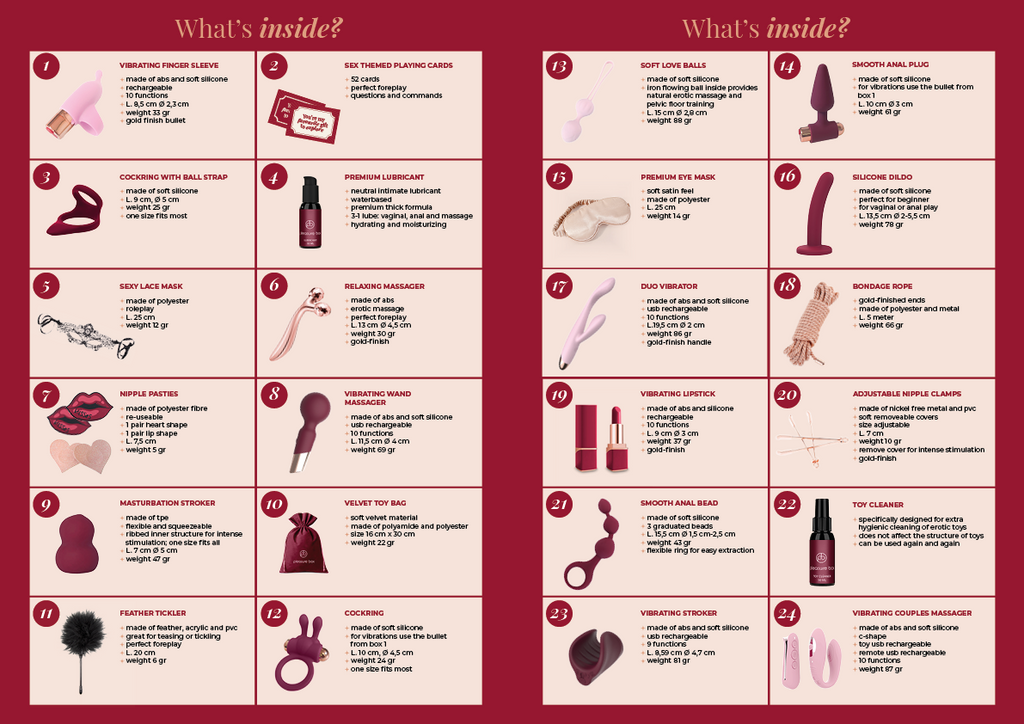 SEXY LOVE ADVENT CALENDAR – 24 Days of Passion, Surprise & Connection