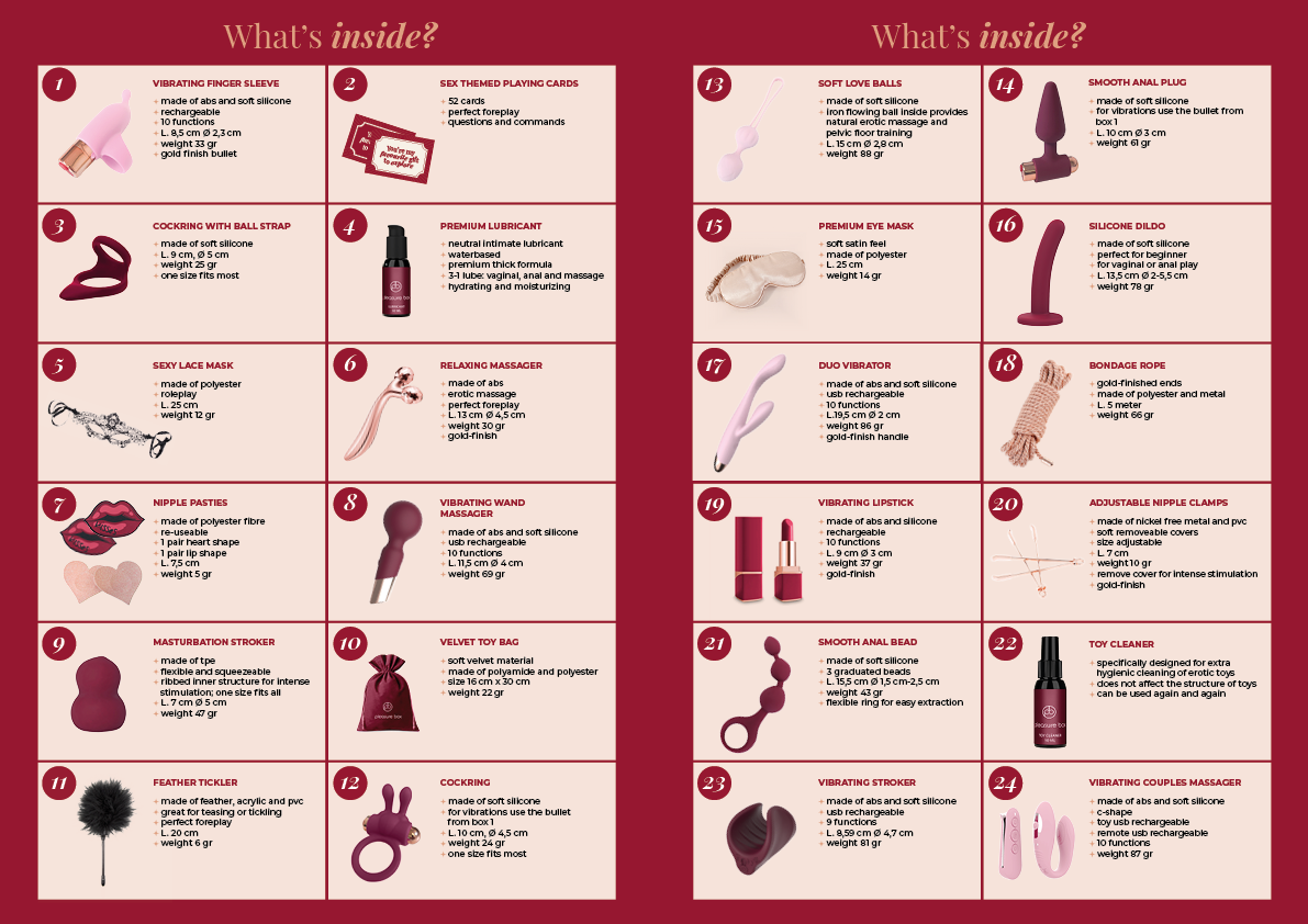 SEXY LOVE ADVENT CALENDAR – 24 Days of Passion, Surprise & Connection