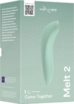 WE-VIBE | Melt 2 – Estimulador de clítoris para parejas con Pleasure Air y control por app – Púrpura / Verde