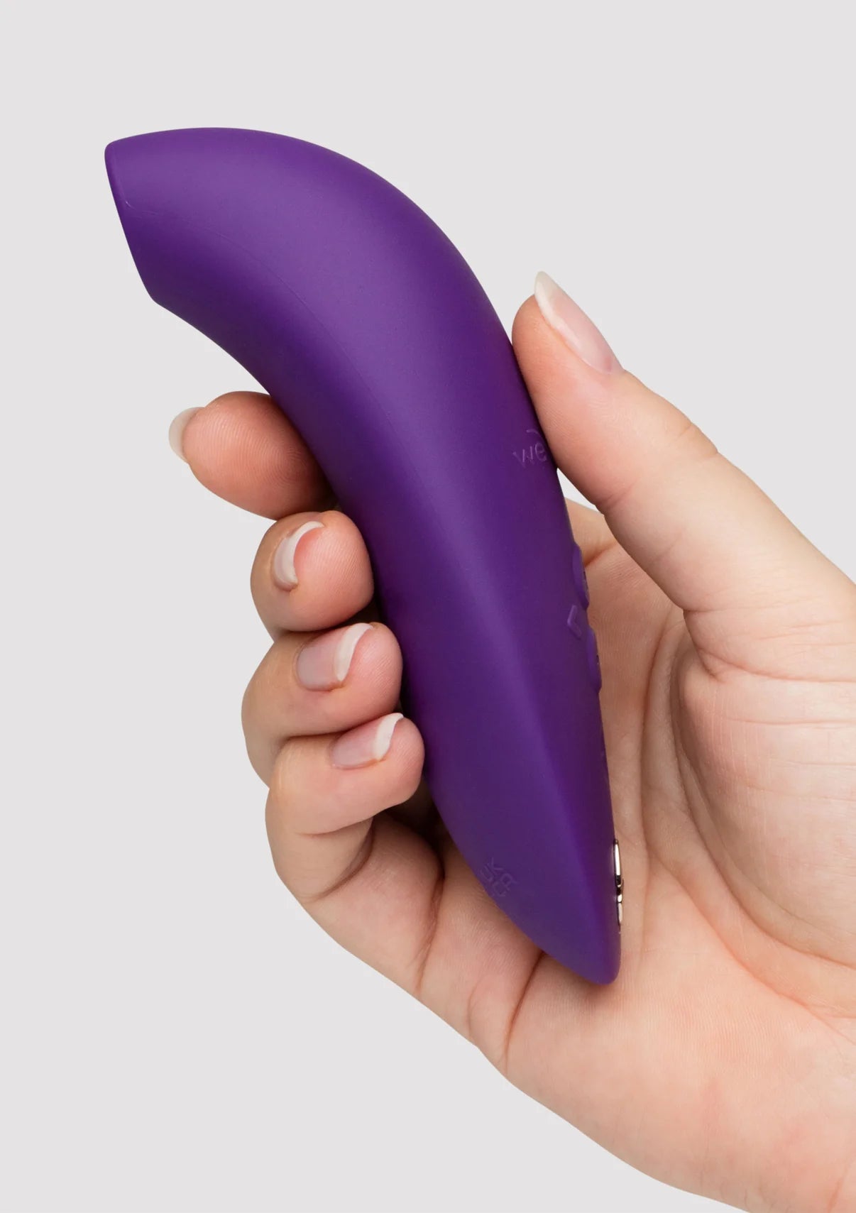 WE-VIBE | Melt 2 – Estimulador de clítoris para parejas con Pleasure Air y control por app – Púrpura / Verde
