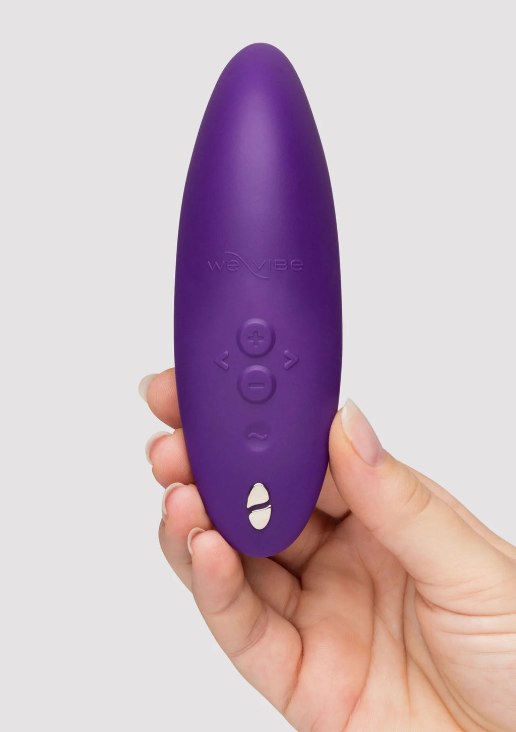 WE-VIBE | Melt 2 – Estimulador de clítoris para parejas con Pleasure Air y control por app – Púrpura / Verde