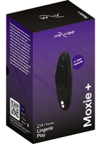 WE-VIBE | Moxie+ – Vibrador wearable de clítoris con clip magnético y control por app – Aqua / Negro