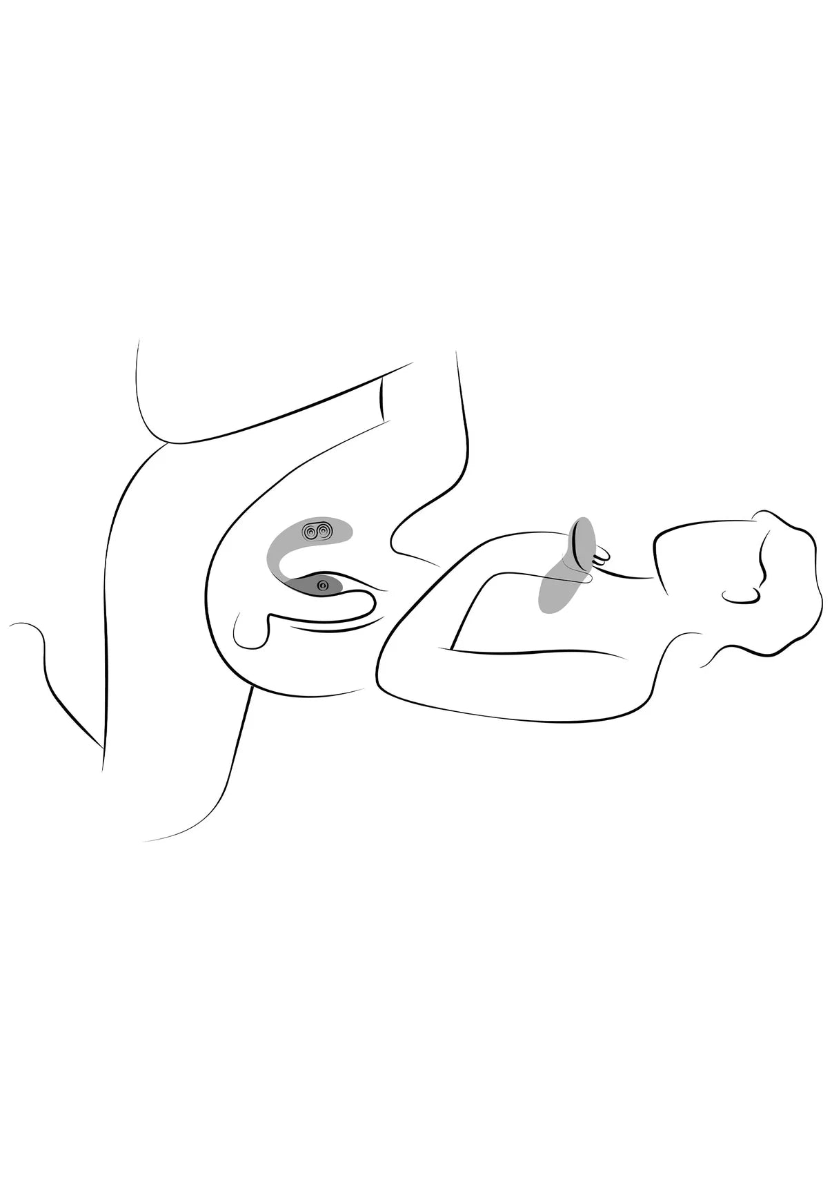 WE-VIBE | Chorus Pro – Vibrador para parejas con 3 motores y mando Haptic Squeeze – Negro / Rosa / Púrpura