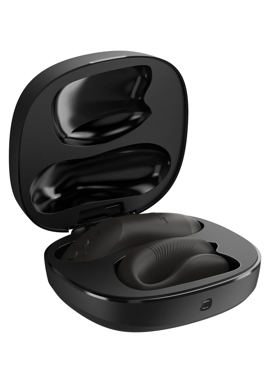 WE-VIBE | Chorus Pro – Vibrador para parejas con 3 motores y mando Haptic Squeeze – Negro / Rosa / Púrpura