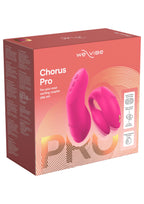 WE-VIBE | Chorus Pro – Vibrador para parejas con 3 motores y mando Haptic Squeeze – Negro / Rosa / Púrpura