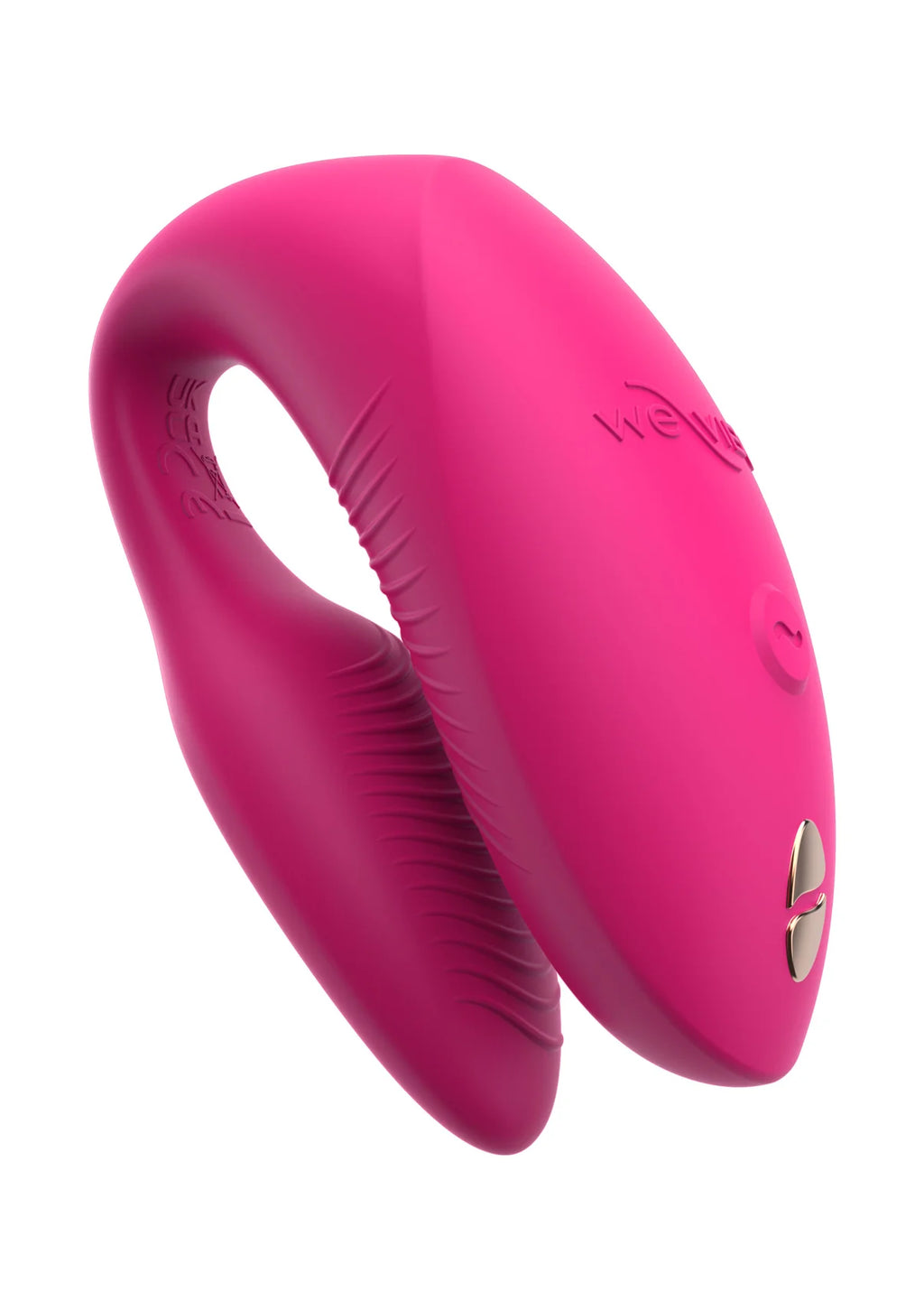 WE-VIBE | Chorus Pro – Vibrador para parejas con 3 motores y mando Haptic Squeeze – Negro / Rosa / Púrpura