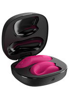 WE-VIBE | Chorus Pro – Vibrador para parejas con 3 motores y mando Haptic Squeeze – Negro / Rosa / Púrpura