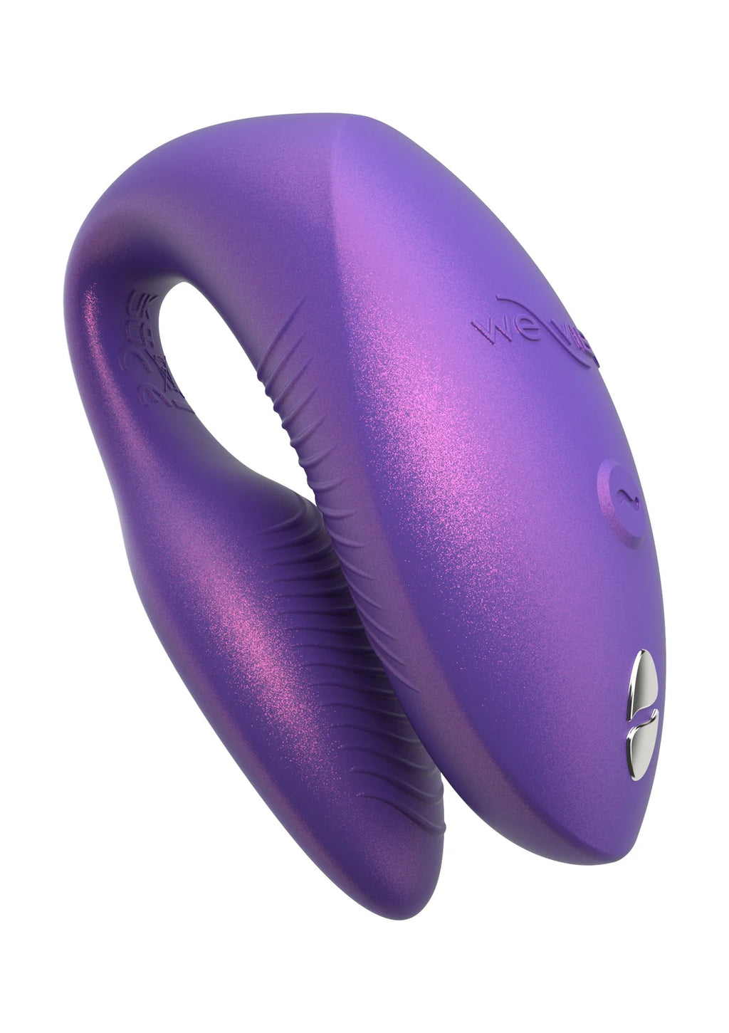 WE-VIBE | Chorus Pro – Vibrador para parejas con 3 motores y mando Haptic Squeeze – Negro / Rosa / Púrpura