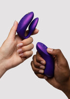 WE-VIBE | Chorus Pro – Vibrador para parejas con 3 motores y mando Haptic Squeeze – Negro / Rosa / Púrpura