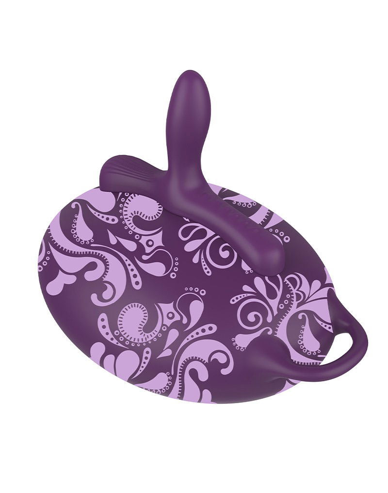 Vibrador de asiento Bouncy Bliss Flow (morado)