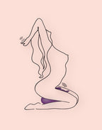 Vibrador de asiento Bouncy Bliss Flow (morado)