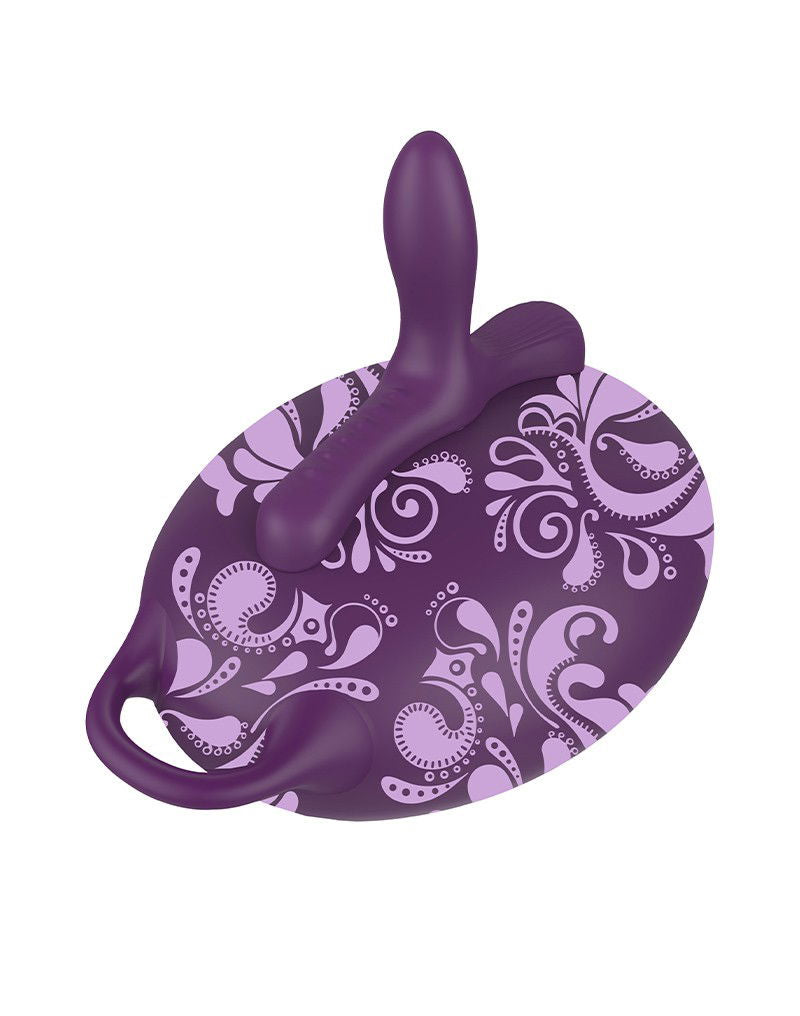 Vibrador de asiento Bouncy Bliss Flow (morado)