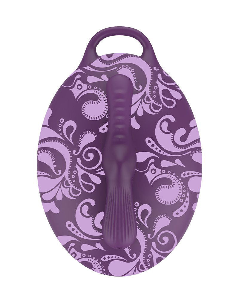 Vibrador de asiento Bouncy Bliss Flow (morado)