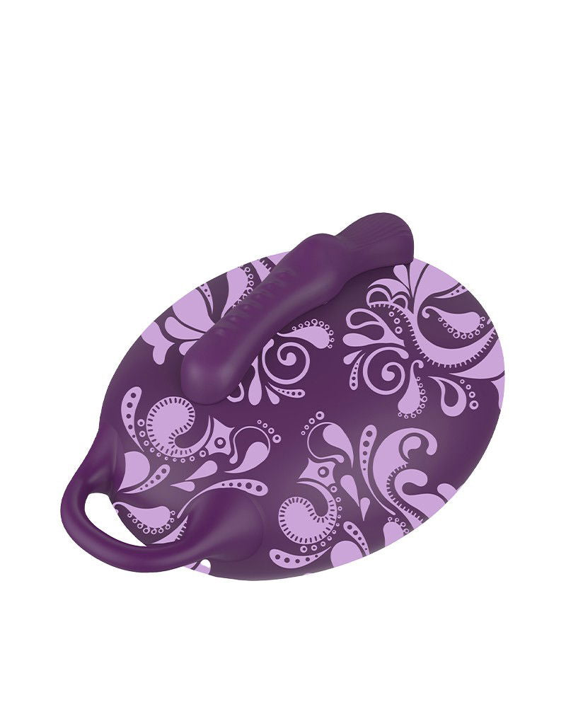 Vibrador de asiento Bouncy Bliss Flow (morado)