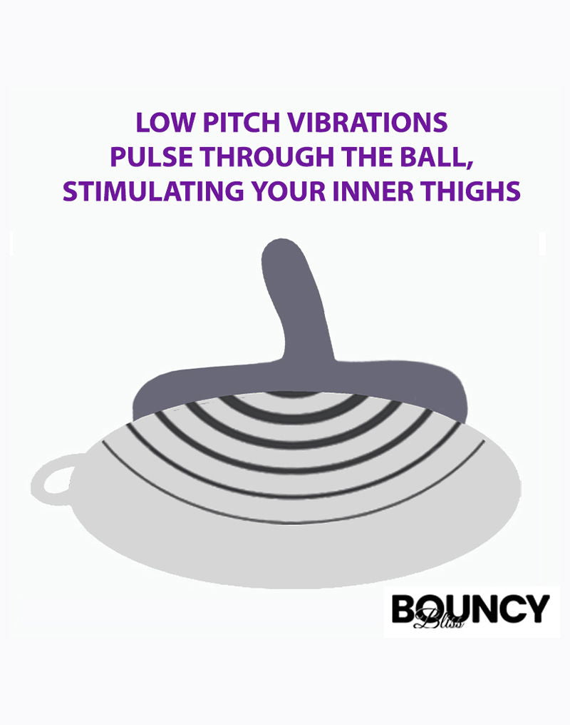Vibrador de asiento Bouncy Bliss Flow (morado)