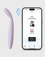 SVAKOM | Cici 2 – Slim Vibrator with App Control & Heating – Waterproof – Lilac