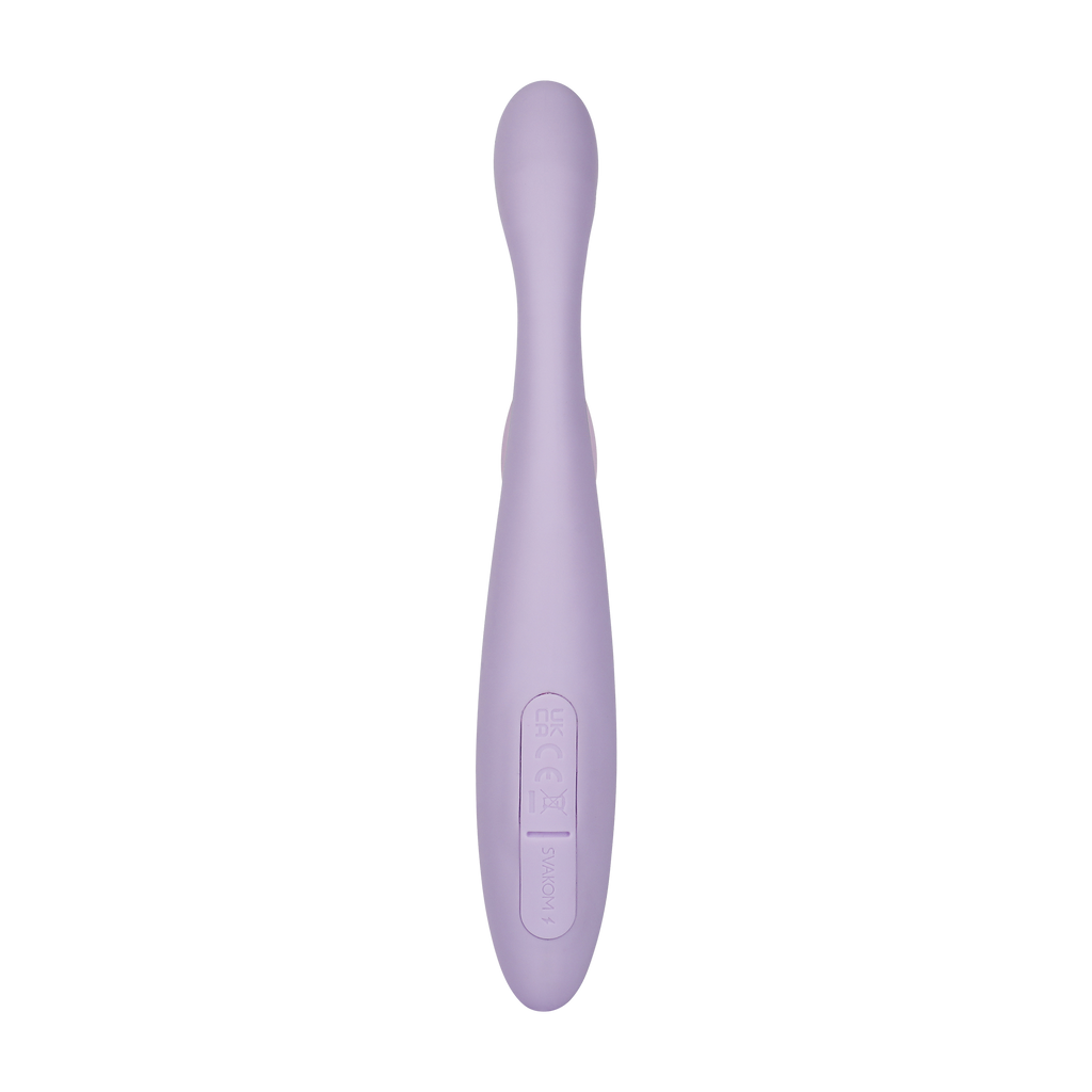 SVAKOM | Cici 2+ – Slim G-Spot Rabbit Vibrator with App Control – Heated, Waterproof – Lilac