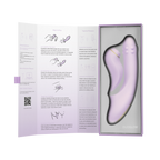 SVAKOM | DuoGlow – Thrusting Beaded Vibrator with Pulsating Stimulator – Heated, App-Enabled – Lilac