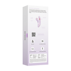 SVAKOM | DuoGlow – Thrusting Beaded Vibrator with Pulsating Stimulator – Heated, App-Enabled – Lilac