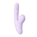 SVAKOM | DuoGlow – Thrusting Beaded Vibrator with Pulsating Stimulator – Heated, App-Enabled – Lilac