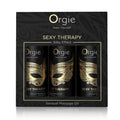 ORGIE | Set de Aceites de Masaje Sensual Sexy Therapy – Efecto Silk – Tamaño Mini 3 x 30 ml