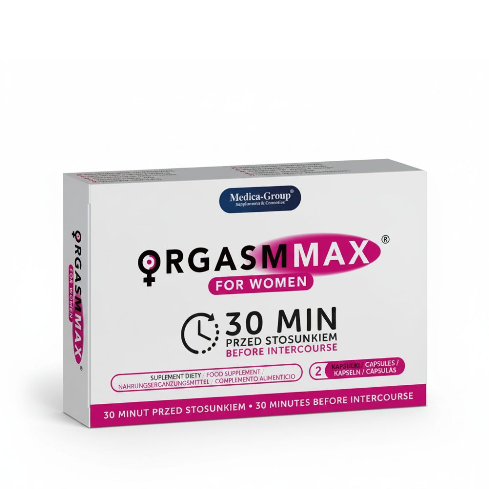 MEDICA GROUP | OrgasmMax Para Mujeres – Cápsulas de Vitalidad Natural – 2 Cápsulas