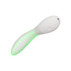 LELO | Mona Spectra – Masajeador wellness con luz roja – Vibrador de punto G con SmoothRise™ – Blanco