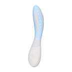 LELO | Mona Spectra – Masajeador wellness con luz roja – Vibrador de punto G con SmoothRise™ – Blanco