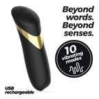 Blinders rechargeable mini vibrator with 10 vibrations Crushious
