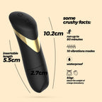 Blinders rechargeable mini vibrator with 10 vibrations Crushious
