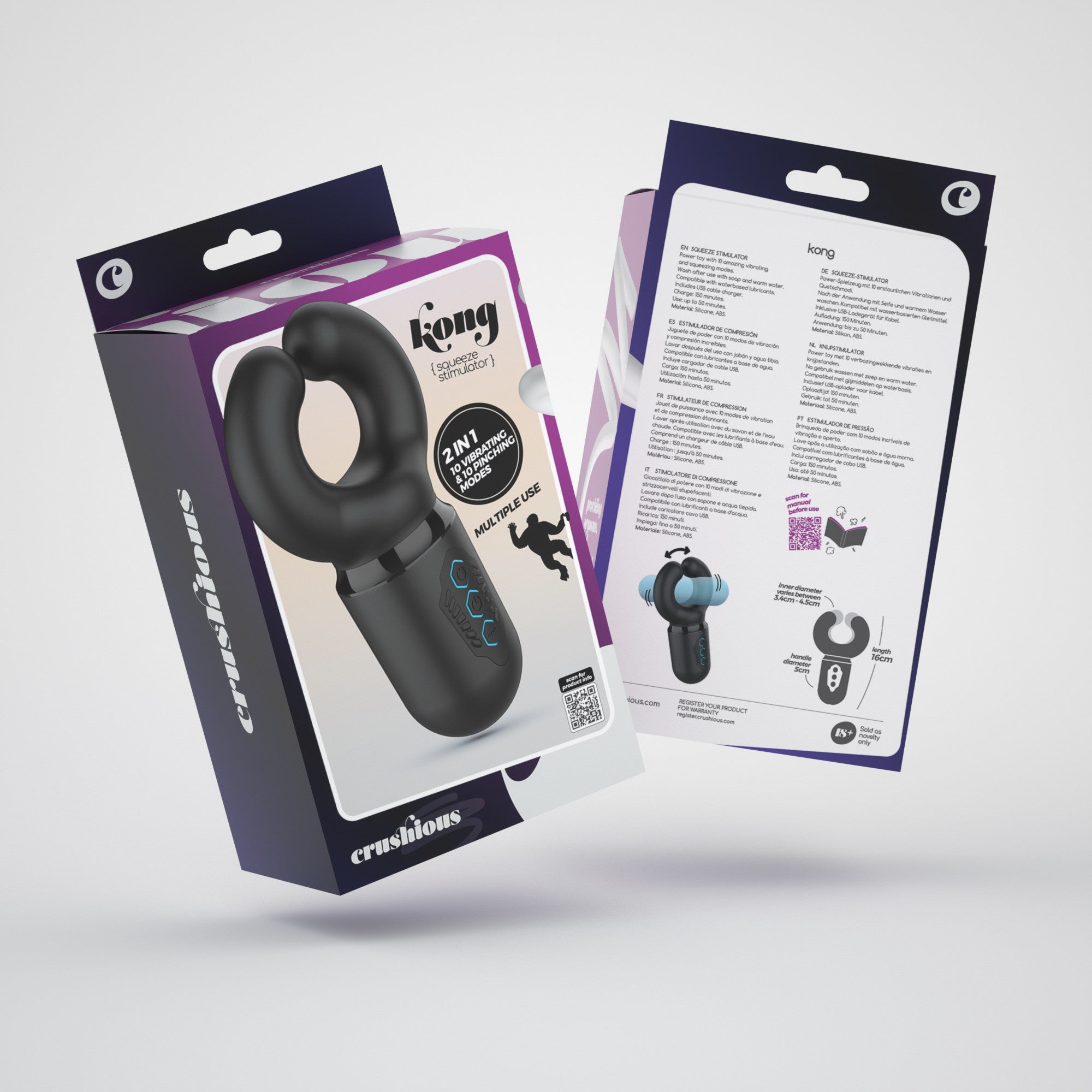 El estimulador de pene Kong Crushious Pressure