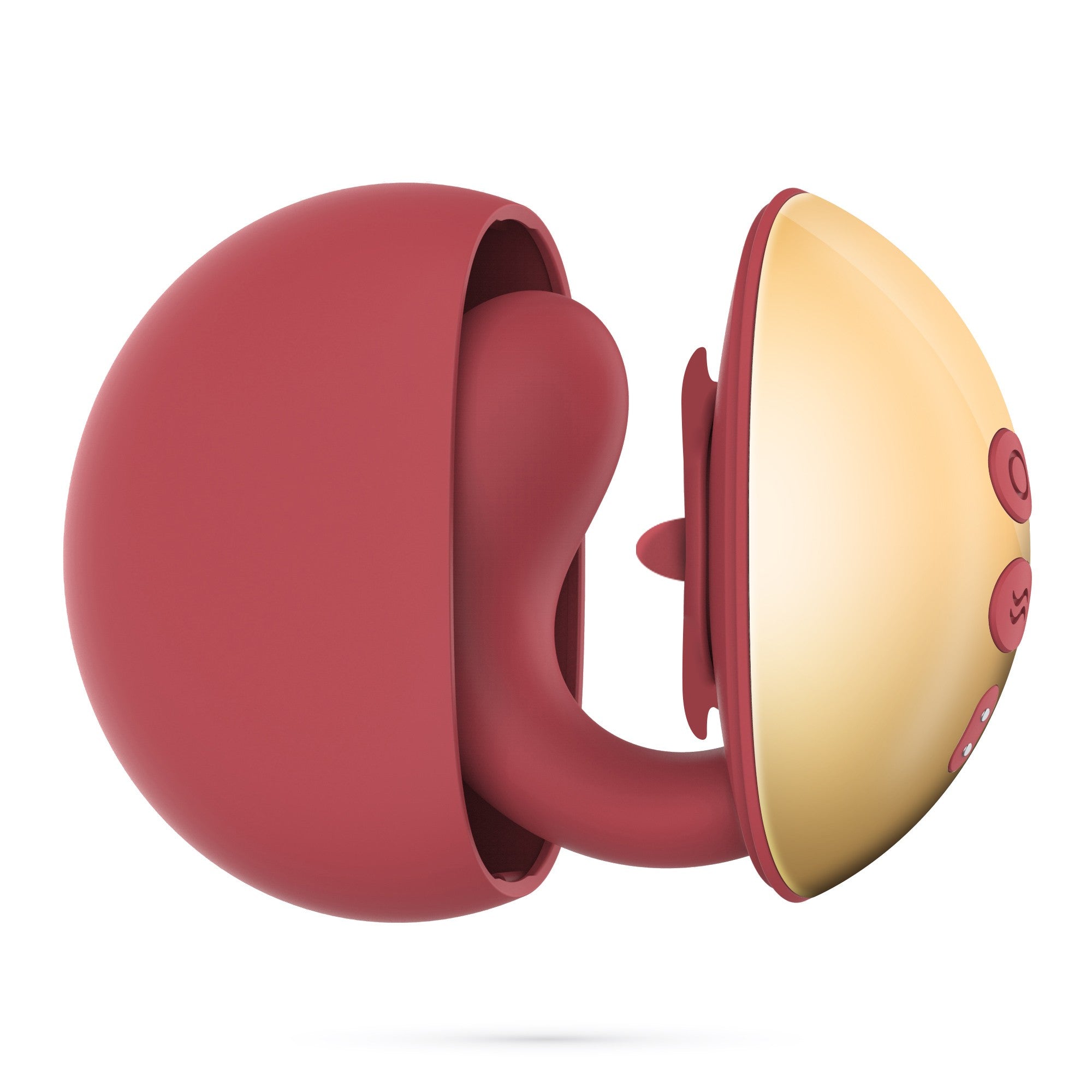 Vibrador recargable Crushious Arcane + estimulador de clítoris con lengua