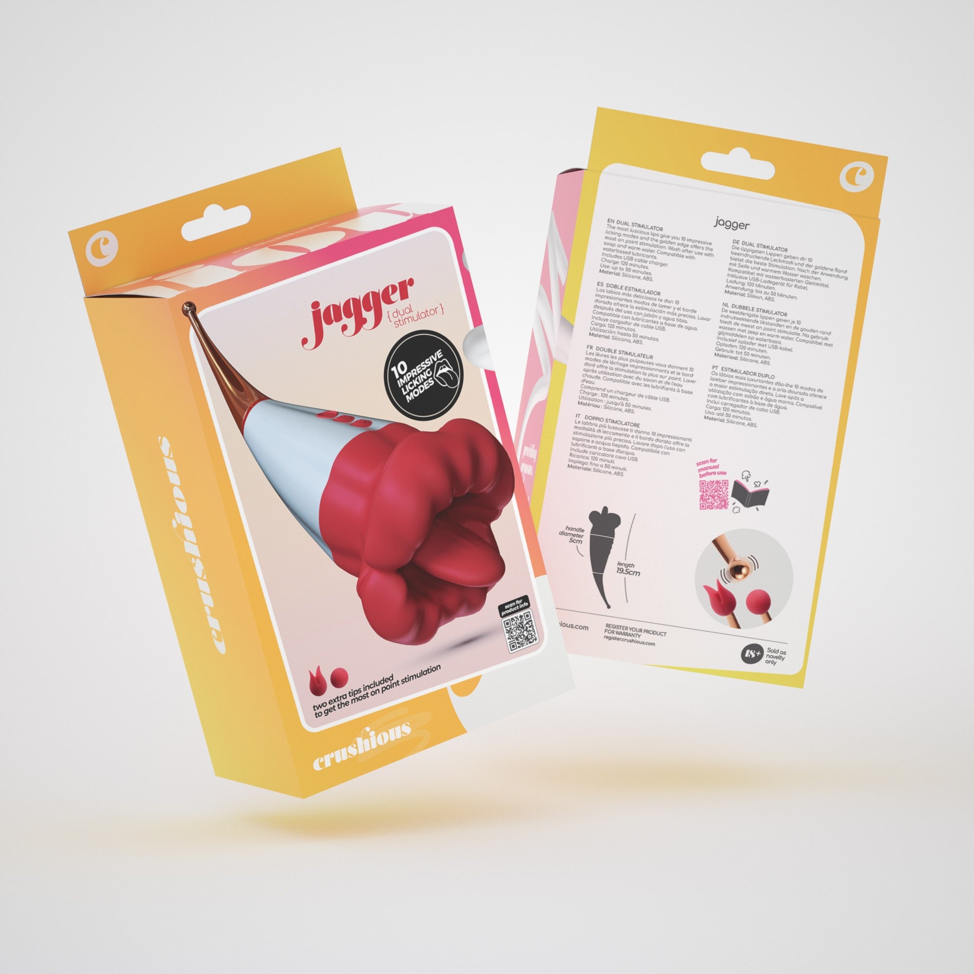 Curshious ultra-soft clitoral stimulator Jagger