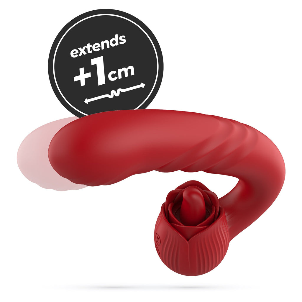 Vibrador recargable Osiria de 3 funciones Crushious