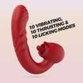 Vibrador recargable Osiria de 3 funciones Crushious