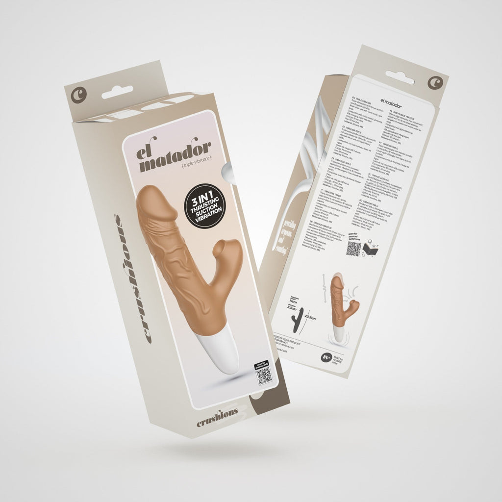 El Matador realistic vibrating and thursting vibrator Crushious