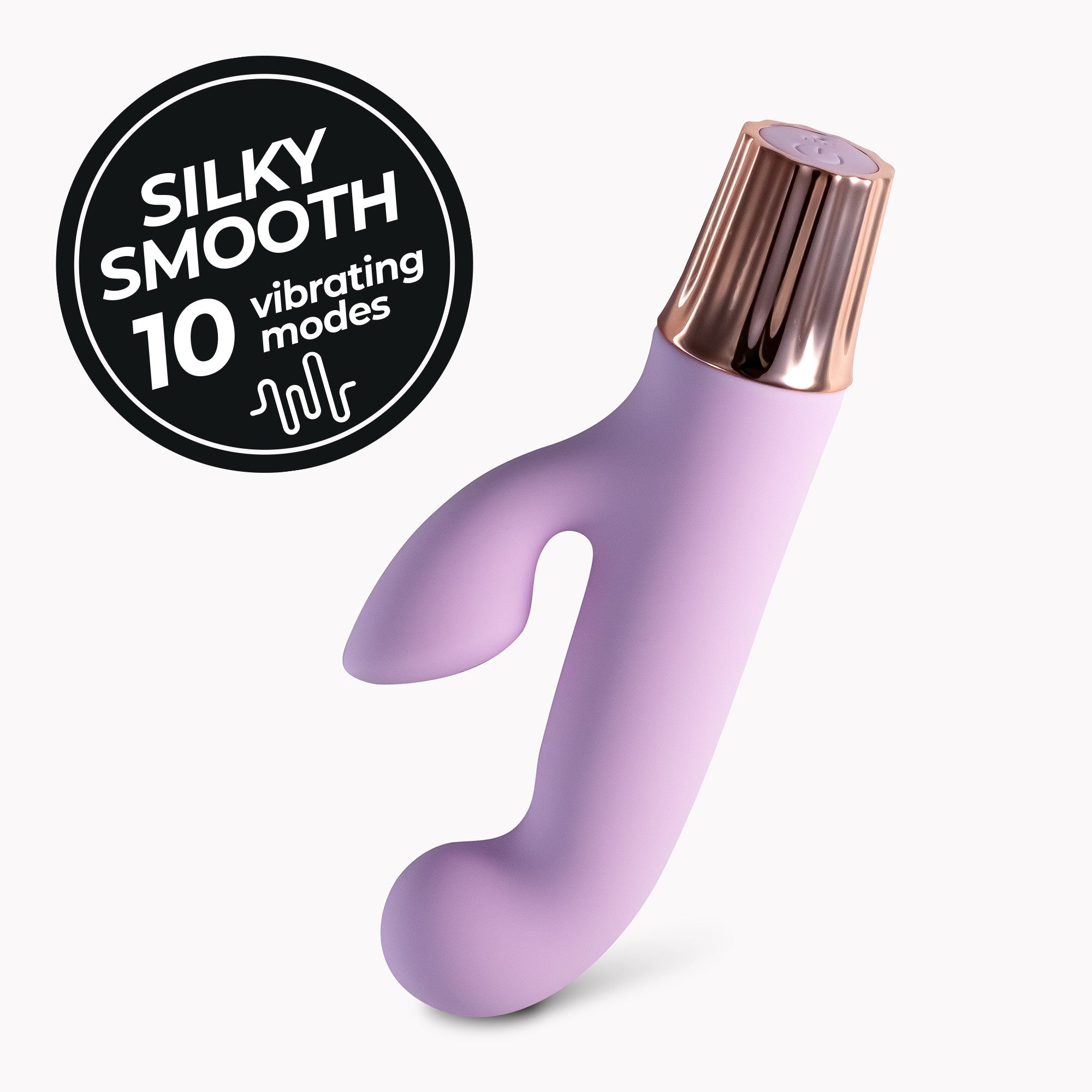 CRUSHIOUS | Mellow Cony – Mini Vibrador Recargable – Rosa y Morado