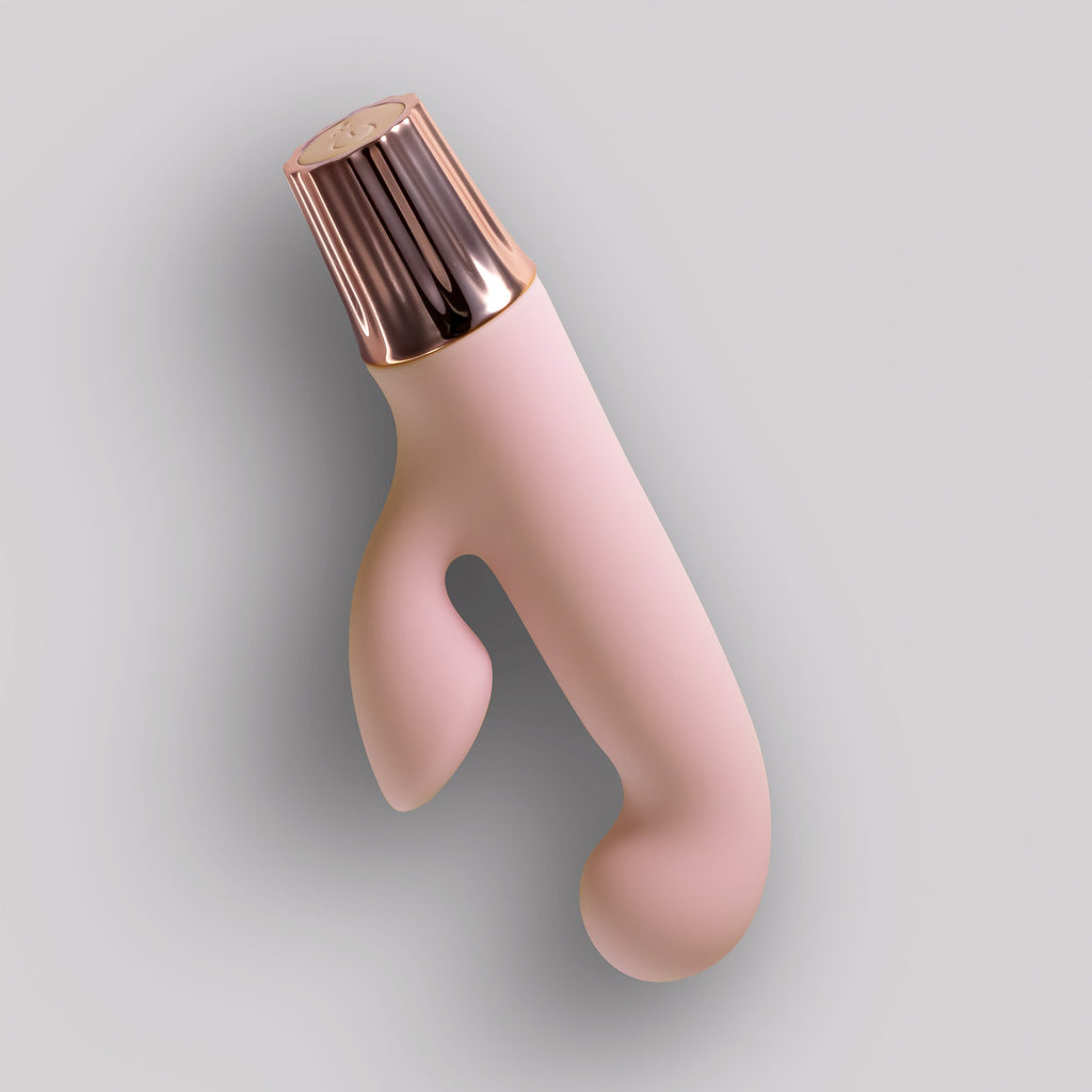 CRUSHIOUS | Mellow Cony – Rechargeable Mini Vibrator – Pink & Purple