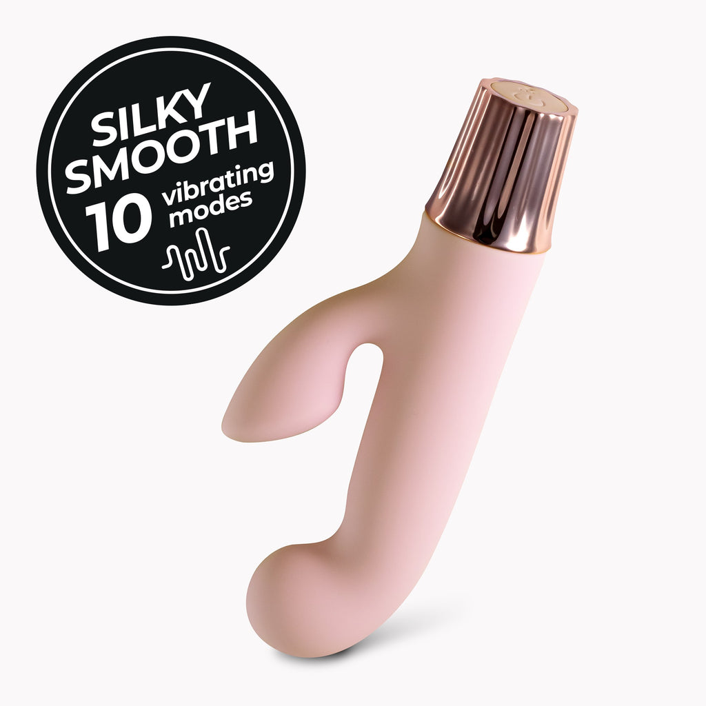 CRUSHIOUS | Mellow Cony – Mini Vibrador Recargable – Rosa y Morado