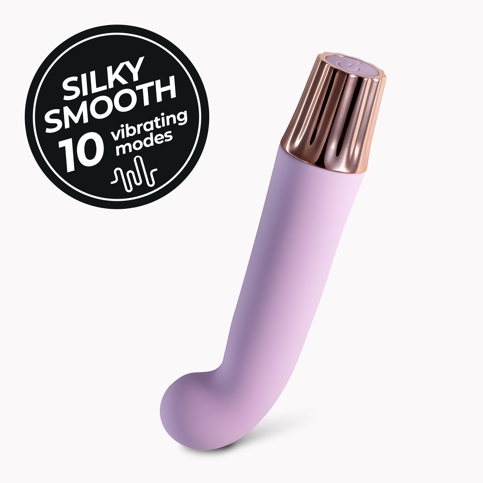 CRUSHIOUS | Mellow Gee – Mini Vibrador Recargable – Rosa y Morado