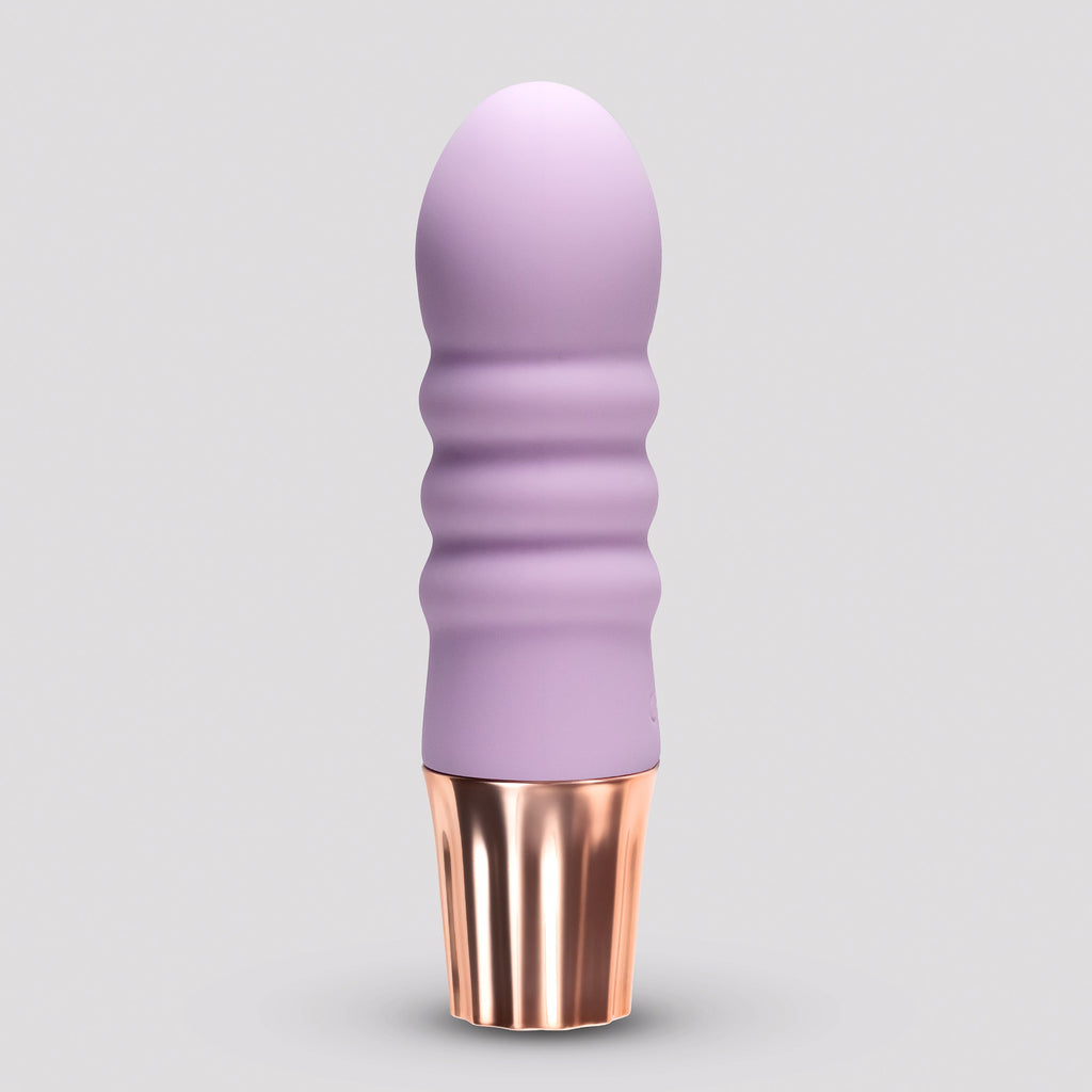 CRUSHIOUS | Mellow Bubbles – Rechargeable Mini Vibrator – Pink & Purple