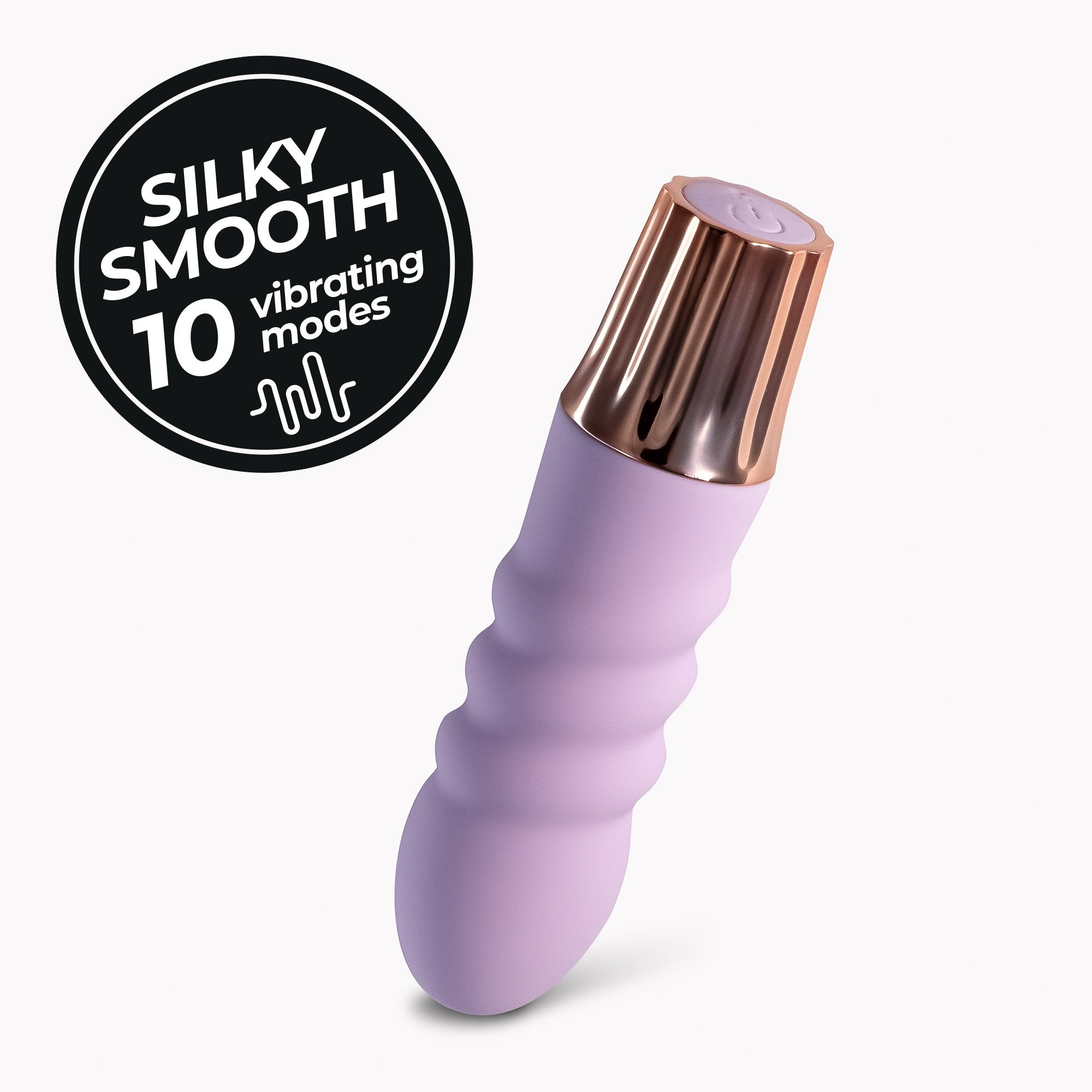 CRUSHIOUS | Mellow Bubbles – Mini Vibrador Recargable – Rosa y Morado