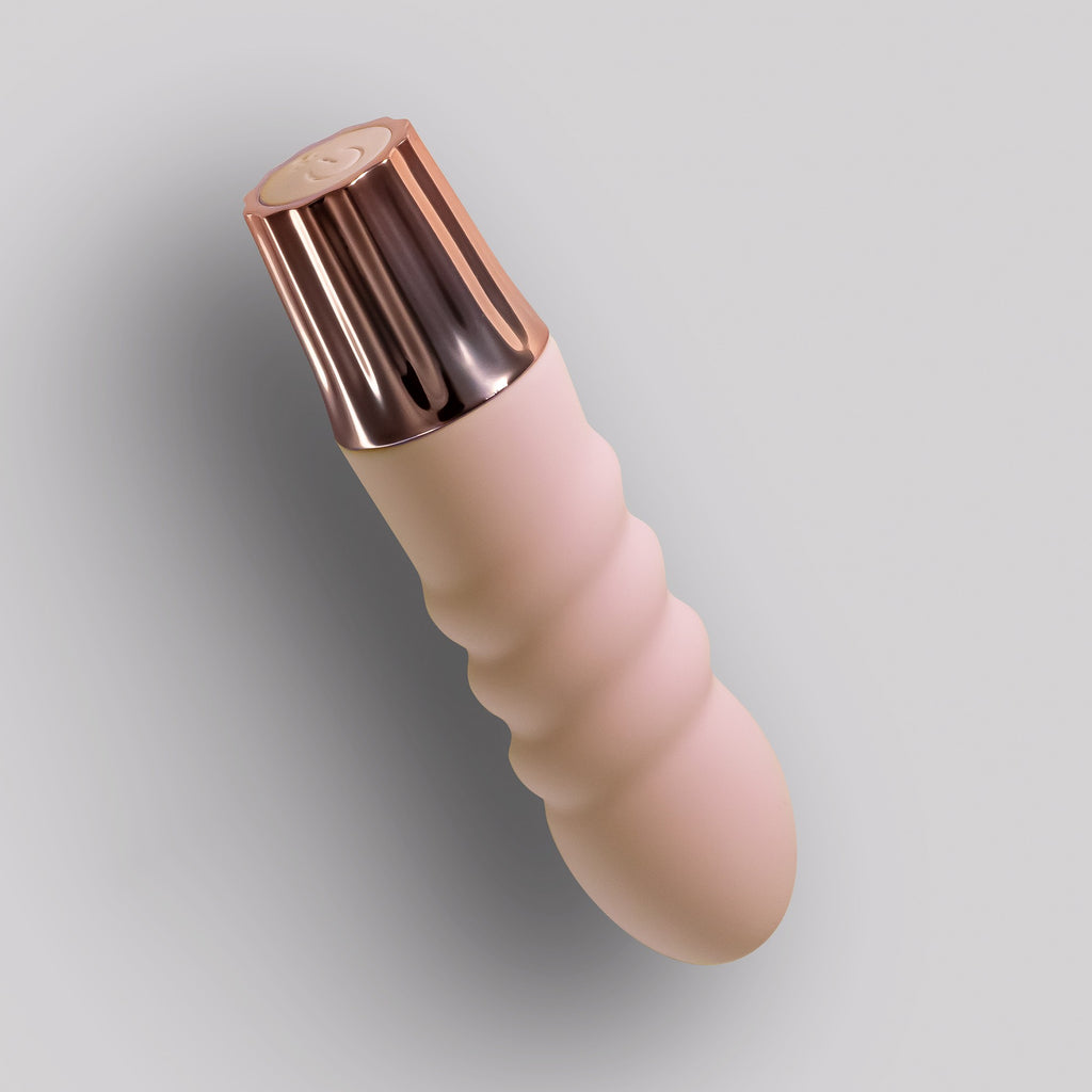 CRUSHIOUS | Mellow Bubbles – Rechargeable Mini Vibrator – Pink & Purple