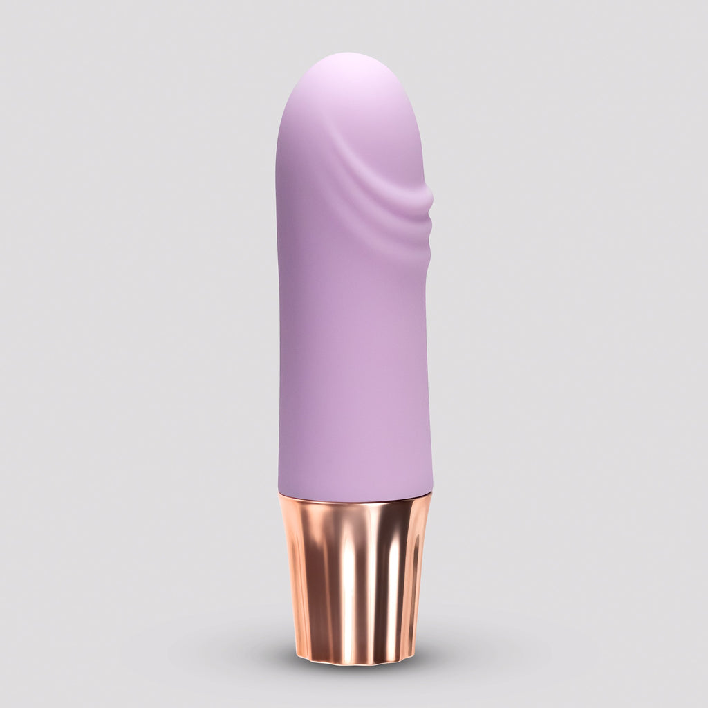 CRUSHIOUS | Mellow Waves – Mini Vibrador Recargable – Rosa y Morado
