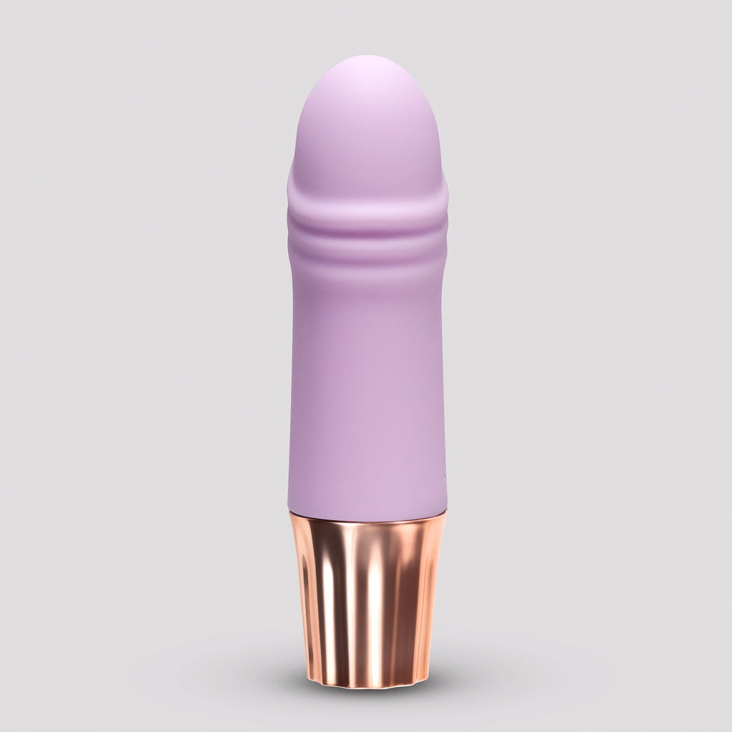 CRUSHIOUS | Mellow Waves – Mini Vibrador Recargable – Rosa y Morado