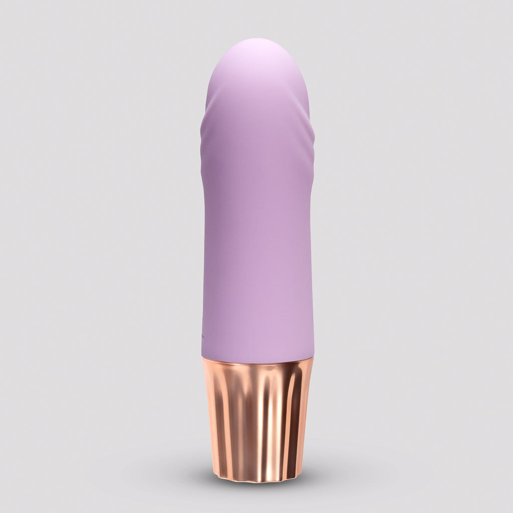 CRUSHIOUS | Mellow Waves – Mini Vibrador Recargable – Rosa y Morado