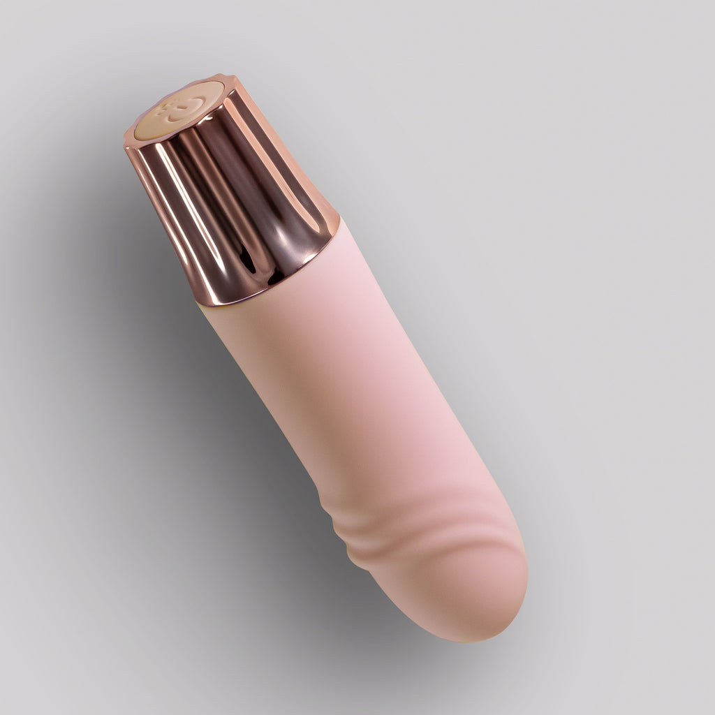 CRUSHIOUS | Mellow Waves – Mini Vibrador Recargable – Rosa y Morado