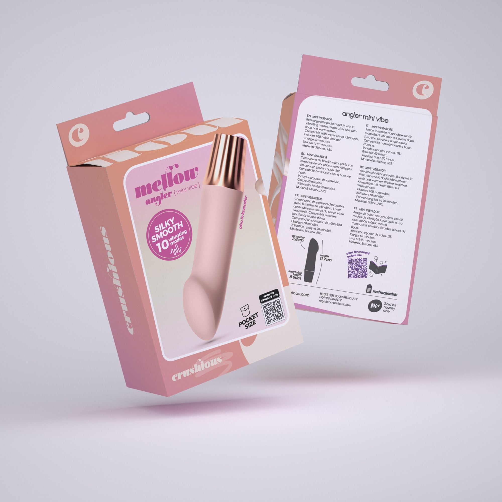 Mellow Rechargeable Mini Vibrators Crushious Series
