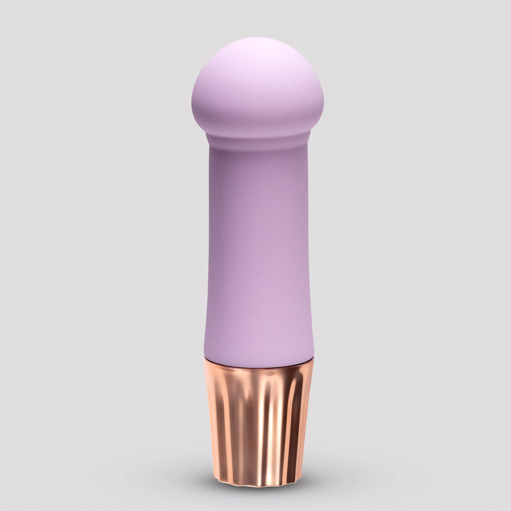 CRUSHIOUS | Mellow Puff – Mini Vibrador Recargable – Rosa y Morado