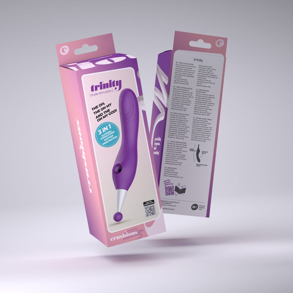 Estimulador de clítoris recargable Trinity Crushious